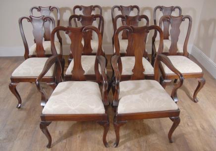 Dining Table 10 Seater English Regency Pedestal