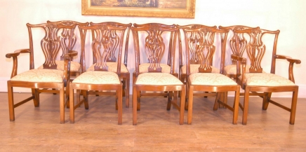 Dining Table Bullock Base English 16 ft Walnut Georgian Pedestal Dining Table Bullock Base English 16 ft Walnut Georgian Pedestal