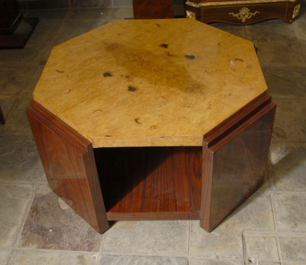 Rosewood Art Deco Coffee Table