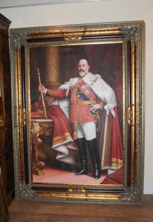 Englisch Ölgemälde König Edward VII.