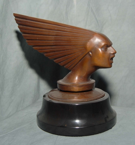 Bronze Art Deco Bust Victoire R Lalique