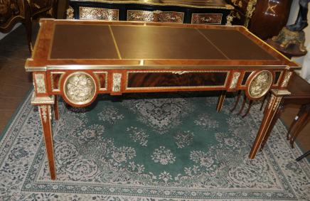 French Empire Desk Bureau Plat Writing Table French Empire Desk Bureau Plat Writing Table