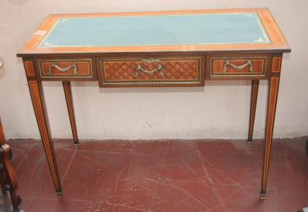 French Empire Neo Classical Bureau Desk Table