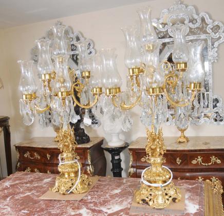 Ormolu Candelabras Table Lights Lamps Louis XV Ormolu Candelabras Table Lights Lamps Louis XV