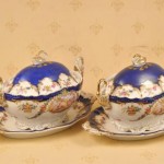 PAIR SEVRES PORCELAIN FRENCH TUREENS SERVERS DISH URN PAIR SEVRES PORCELAIN FRENCH TUREENS SERVERS DISH URN