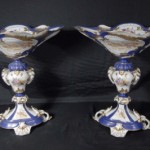 Pair French Sevres Porcelain Plates Tureens Urns Pair French Sevres Porcelain Plates Tureens Urns