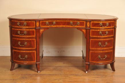 Regency Mahogany Kidney Desk Desks Furniture Regency Mahogany Kidney Desk Desks Furniture