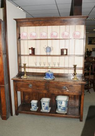 7 ft Country Oak Welsh Dresser Pot Board Cupboard 7 ft Country Oak Welsh Dresser Pot Board Cupboard