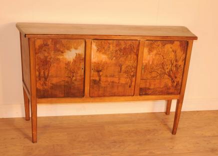 French Antique Arts and Craft Cabinet Sideboard Credenza Server French Antique Arts and Craft Cabinet Sideboard Credenza Server