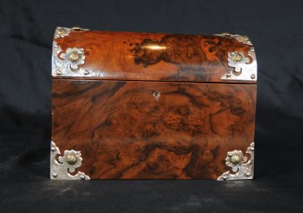 Walnut Victorian Jewellery Perfume Box Case Walnut Victorian Jewellery Perfume Box Case