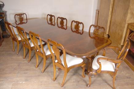 Regency Table & Set Queen Anne Dining Chairs Regency Table & Set Queen Anne Dining Chairs