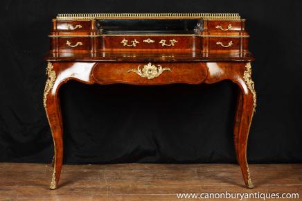 Antique Victorian Walnut Desk Writing Table Bureau Antique Victorian Walnut Desk Writing Table Bureau