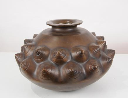 Art Nouveau Bronze Snail Bowl Vase by Lalique Art Nouveau Bronze Snail Bowl Vase by Lalique