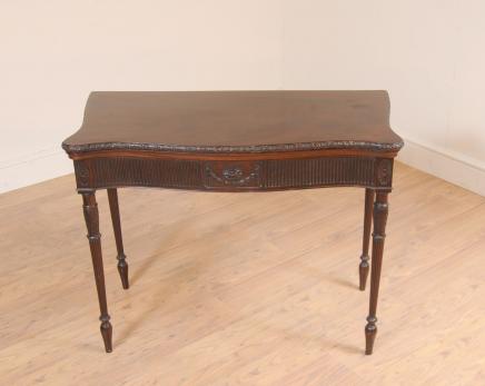 Mogno Chippendale Card Games Side Table Móveis Mesas Mogno Chippendale Card Games Side Table Móveis Mesas