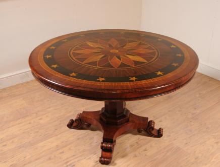 Regency Center Tabelle Intarsien Esstische Regency Center Tabelle Intarsien Esstische