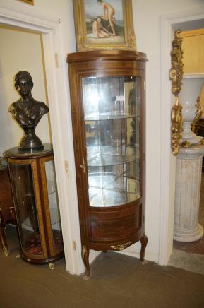 French Empire Corner Display Cabinet Bijouterie