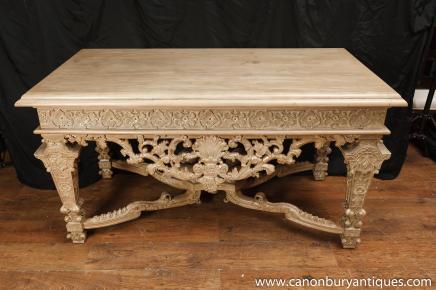 Italian Baroque Carved Console Table Hall Tables Classic
