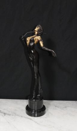 Französisch Bronze Dominatrix Lady Erotica Fräulein Whiplash Art