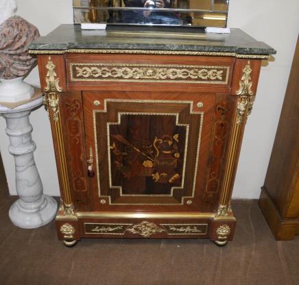 Paar Französisch Empire Credenza Schränke Kommoden Intarsien Interiors