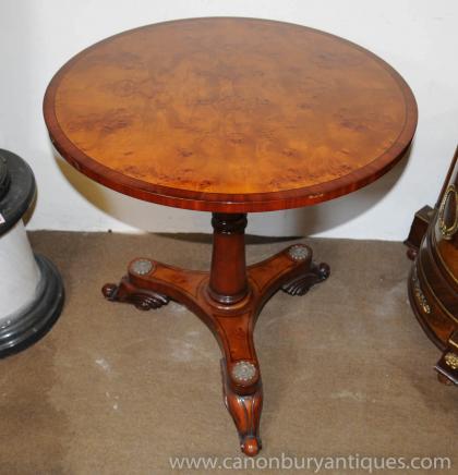 Regency intarsi noce Side Table Tavoli da cocktail Regency intarsi noce Side Table Tavoli da cocktail