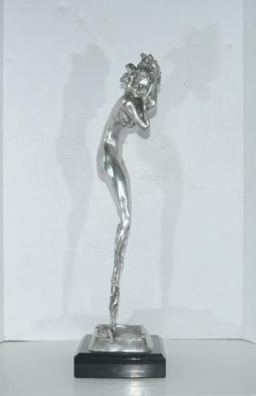 Art Nouveau Bronze Figurine by Louis Icart Illusions Smoke Dream Statue Art Nouveau Bronze Figurine by Louis Icart Illusions Smoke Dream Statue