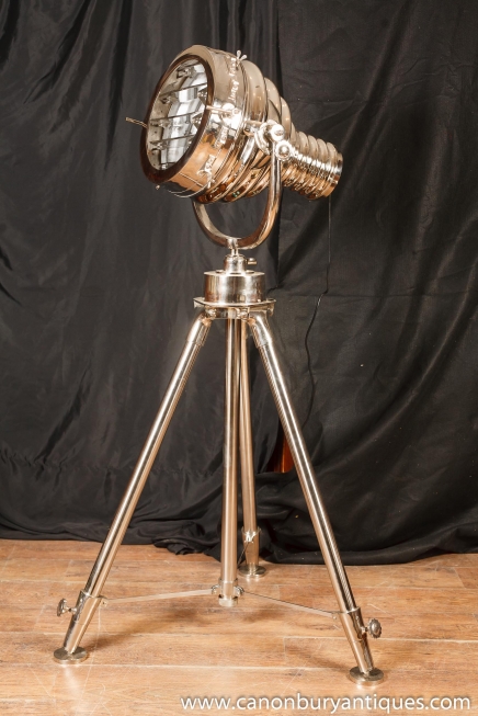 Art Deco Chrome Spot Light Lampadaire Architectural Lighting