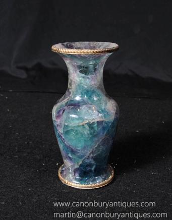 Blue John Urne Vase Fluorit Interiors