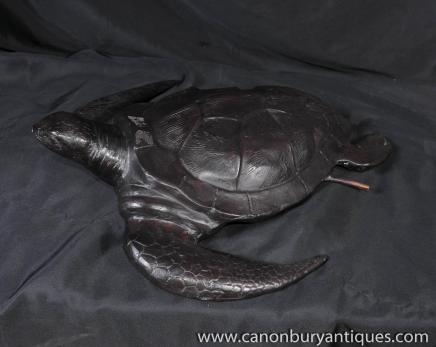 Bronze Turtle Sea Turtles Fountain Garden Pond Water Feature
