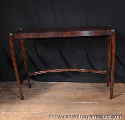 Noyer English Art Nouveau Table console Salle Tables 1930 Meubles Noyer English Art Nouveau Table console Salle Tables 1930 Meubles