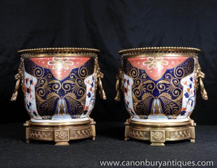 Paire porcelaine de Sèvres Cache Pots Pots Urnes Urne florale Paire porcelaine de Sèvres Cache Pots Pots Urnes Urne florale