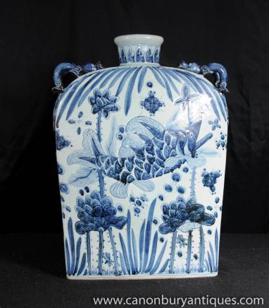 Porcelaine chinoise de Nankin Médaillon Vase Urne Jar Pottery Porcelaine chinoise de Nankin Médaillon Vase Urne Jar Pottery