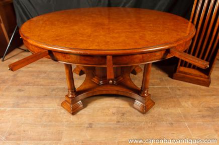 Walnut Regency Jupe Tabelle Erweitern Runde Esstische