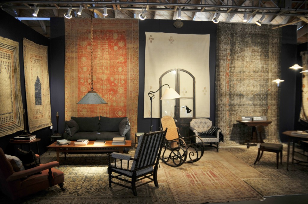 Walls lined with rugs, interior designers heaven