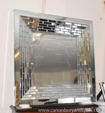 Art Deco Glass Pier Mirror Landscape Portrait 