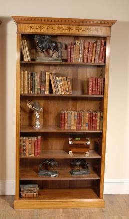 Regency Satinwood Inlay Open Bookcase Sheraton Bookcases Regency Satinwood Inlay Open Bookcase Sheraton Bookcases