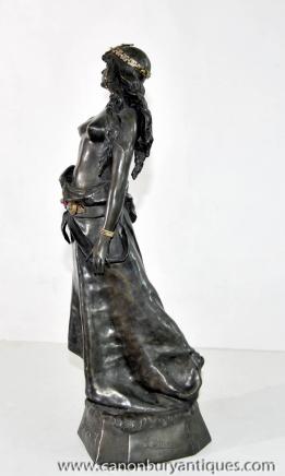 French Bronze Casting Judith by August Moreau 
