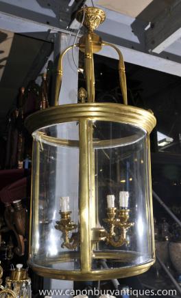 Victorian Ormolu Lantern Light Lamp Architectural Chandelier 