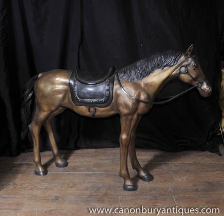 Lifesize French Bronze Pony Horse Colt Statue Casting 