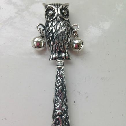 Sterling Silver Baby Rattle