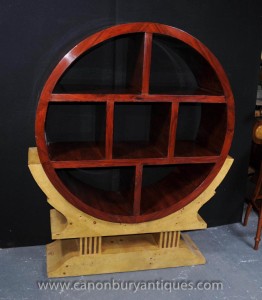 Art Deco Bookcase Shelf Unit Display Cabinet Furniture