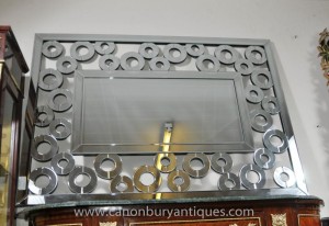 Art Deco Glass Mantle Mirror Landscape Portrait Mirrors