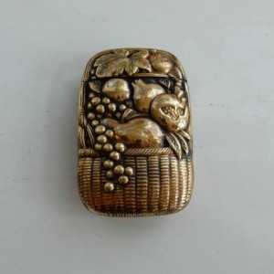 Brass Fruit Basket Vesta