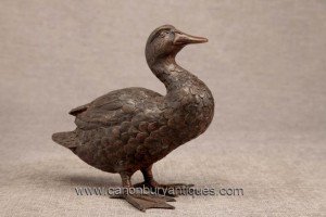 Bronze Duck Statue English Birds Ducks Sculpture Casting