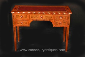English Sheraton Regency Desk Writing Table
