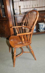 6 Windsor Bow Back Kitchen Dining Chairs Windsors