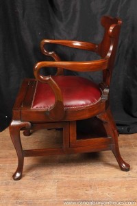 Arts and Craft Mahogany Metamorphic Chair Library Steps