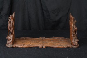 Antique Black Forest Hand Carved Deer Bookstand