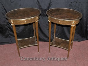 Pair Regency Side Tables Cocktail Table English Furniture