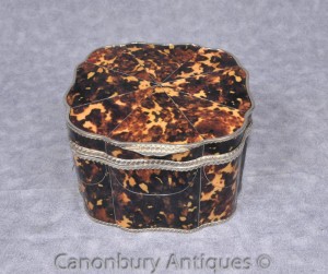 Victorian Silver Plate Jewellery Box Trinket Case Scallop