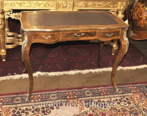 French Empire Desk Bureau Plat Writing Table Kingwood